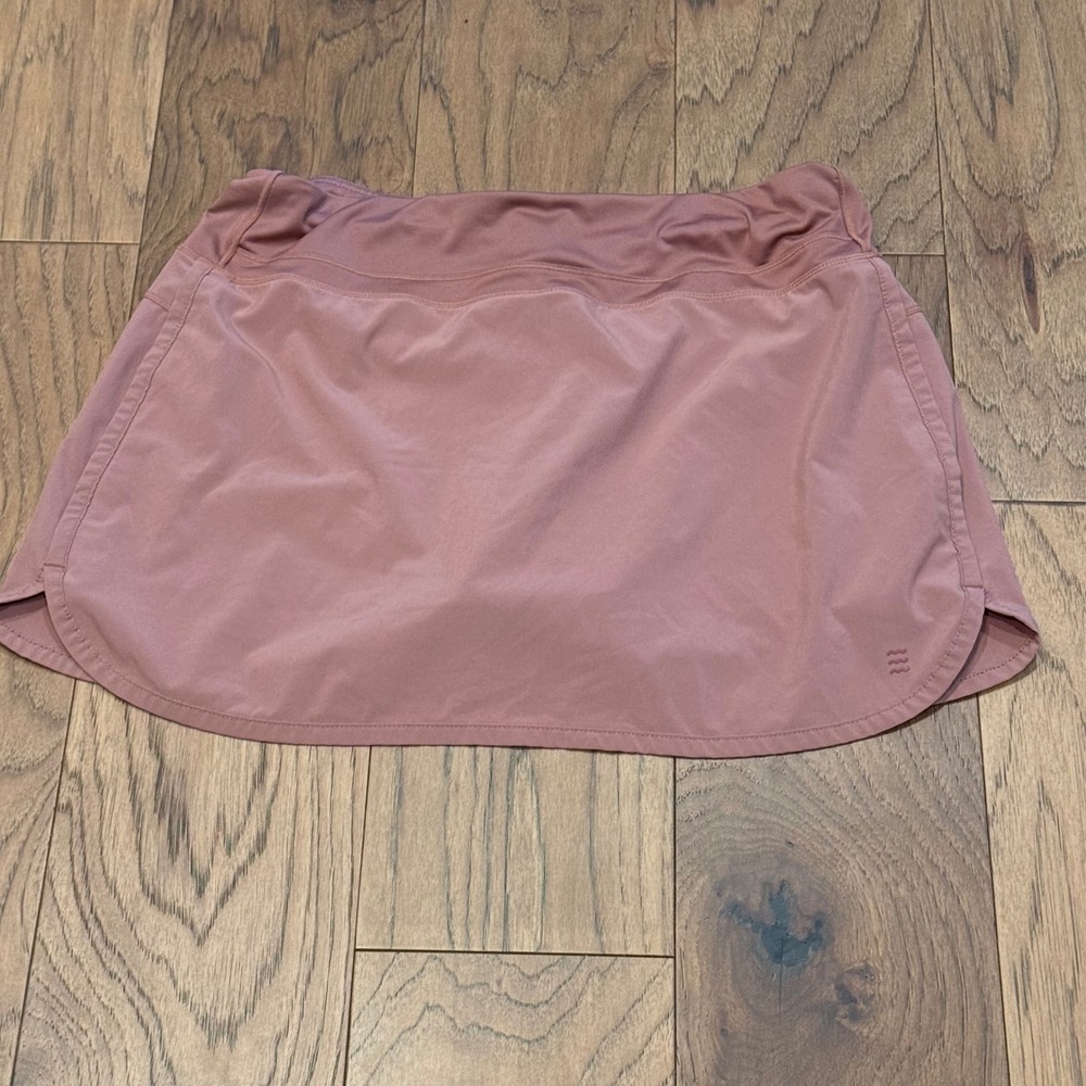 Free Fly Bamboo Skort Womens Large Pink Athletic Skirt Zipper Pocket WBZS